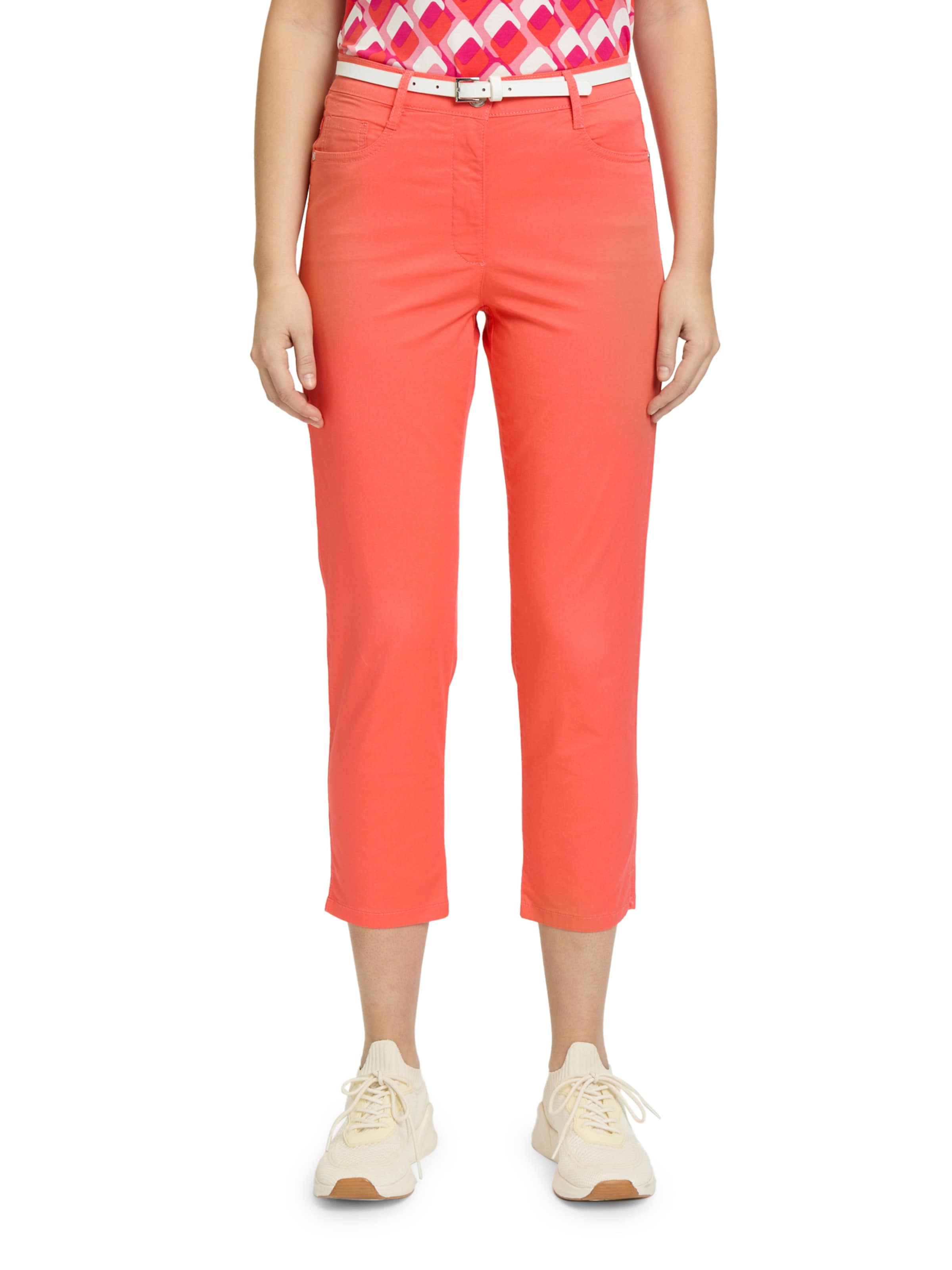 Betty Barclay Slimfit Broek in Oranje: voorkant