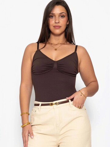 SASSYCLASSY Shaping top in Brown