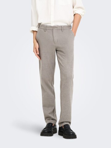 Only & Sons Baggy Pants 'Mark' in Brown
