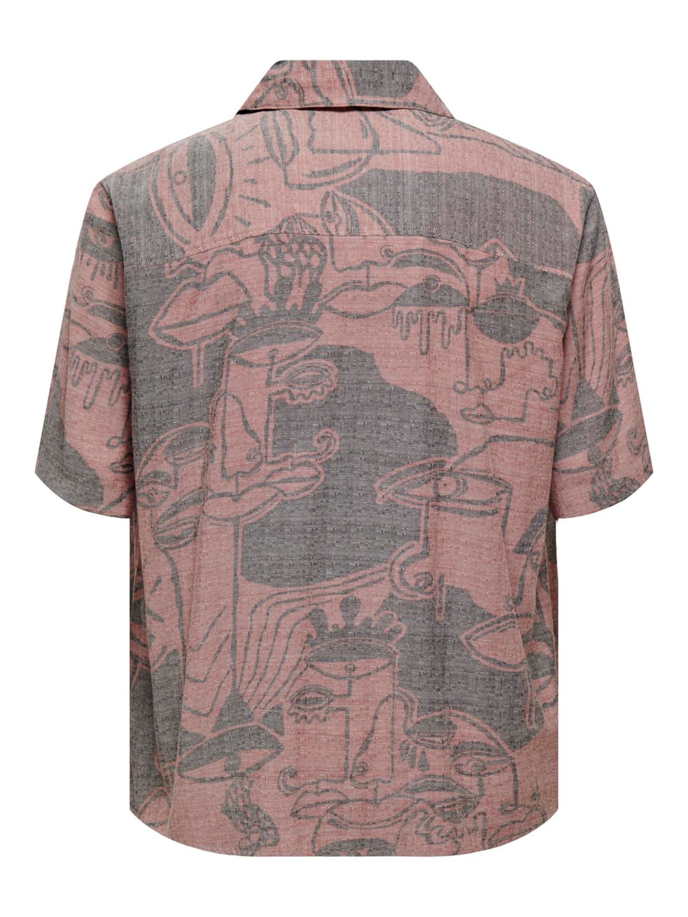 Only & Sons Comfort Fit Hemd '22026111'‌‌‌‌‌ in Rot