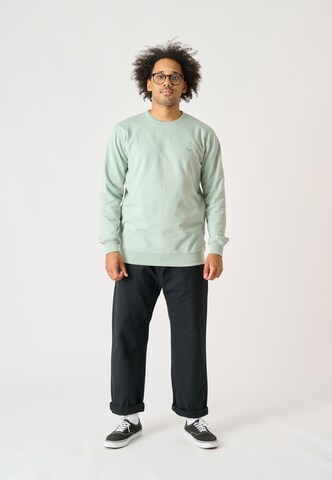 Cleptomanicx Sweatshirt 'Ligull' in Green