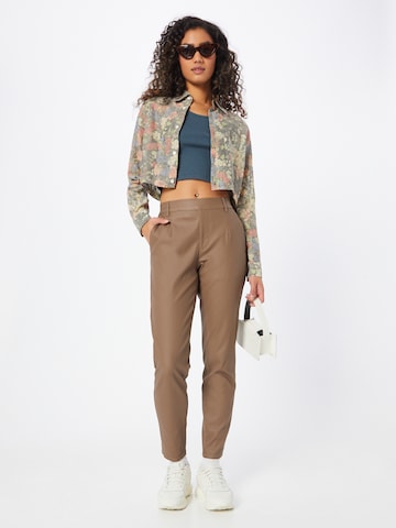 OBJECT Slim fit Pants 'BELLE LISA' in Brown