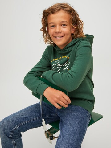 Jack & Jones Junior Sweatshirt 'Jerrys' in Green