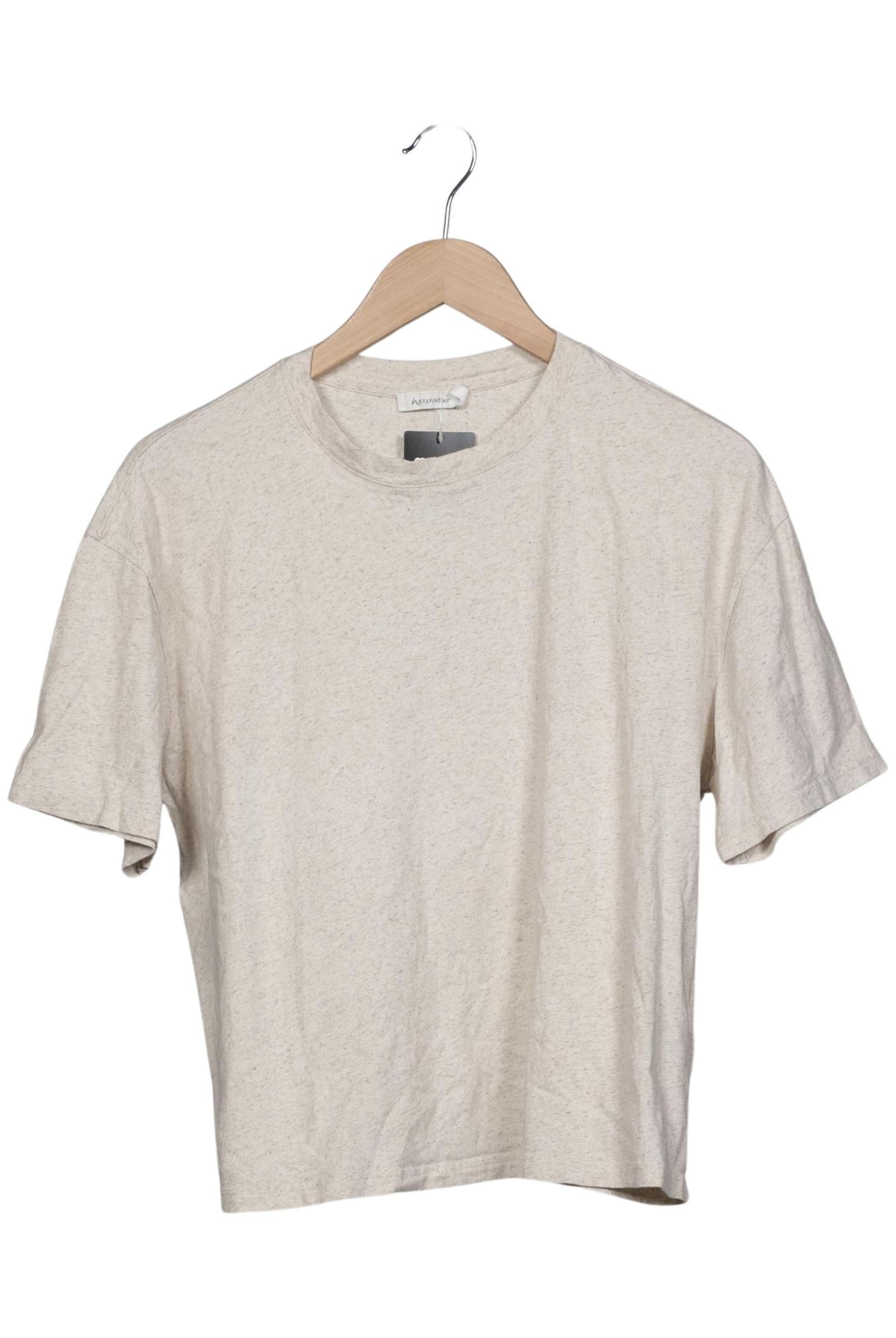 hessnatur Top & Shirt in L in Beige: front