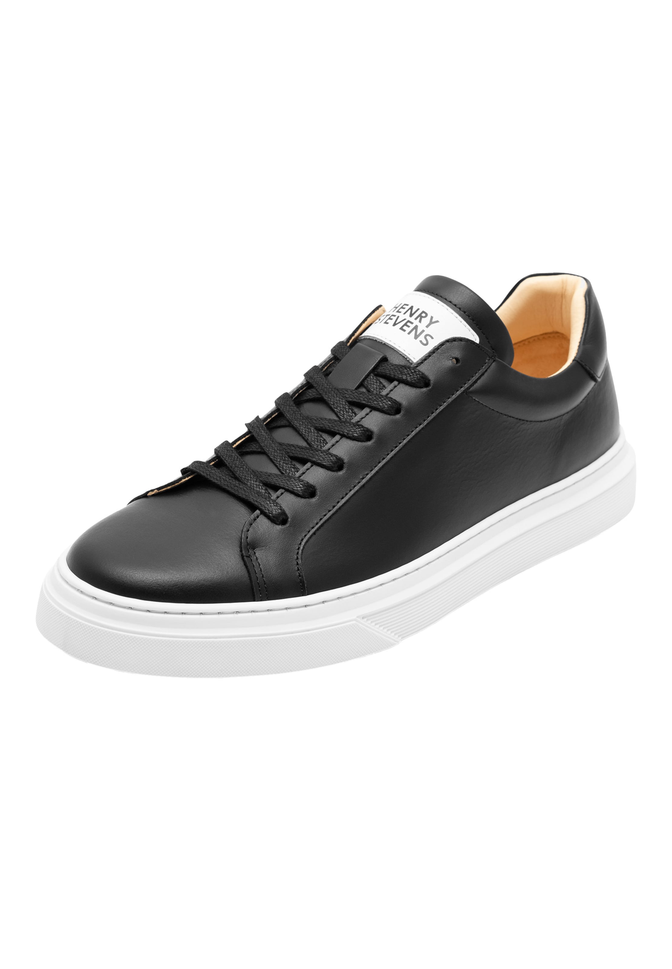 Henry Stevens Sneaker 'Sophia' in Schwarz: Vorderseite