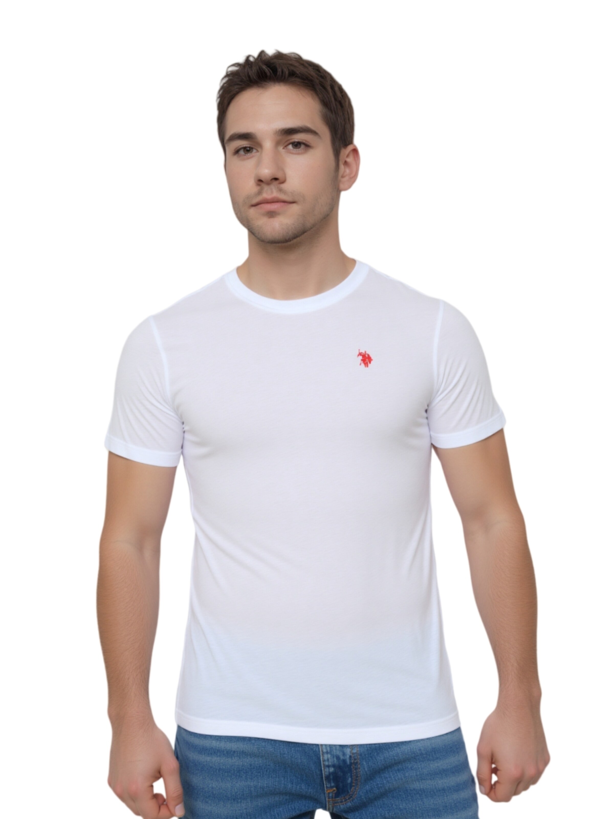 U.S. POLO ASSN. Shirt in Wit: voorkant