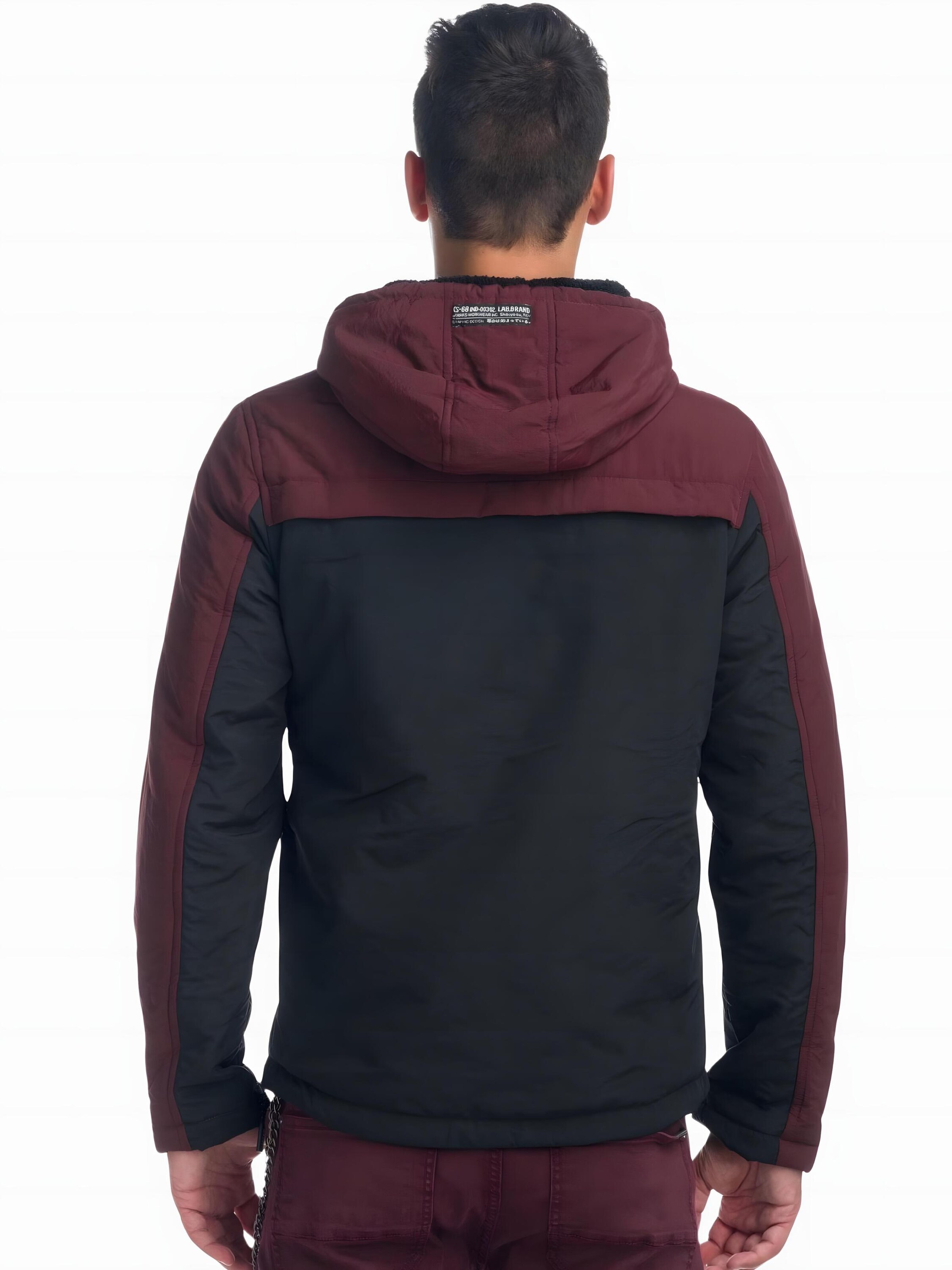 Veste mi-saison KOROSHI en rouge