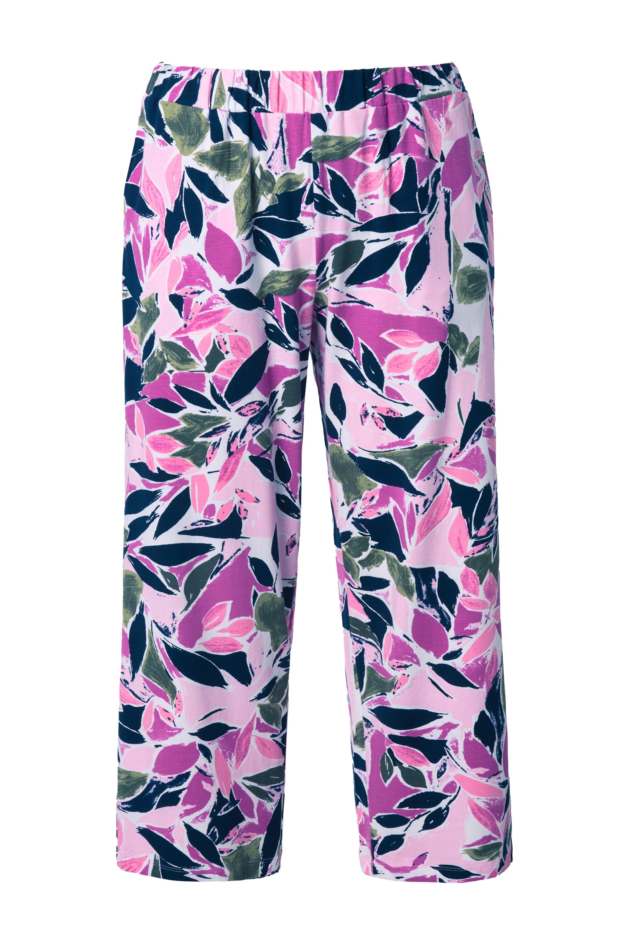 Ulla Popken Regular Broek in Roze: voorkant