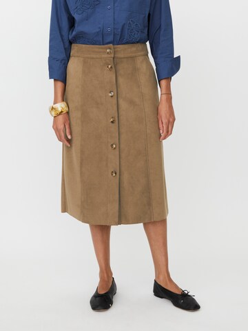 Jupe 'Synnora' Masai en marron : devant