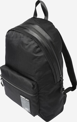 REPLAY Backpack 'Zaino' in Black: front