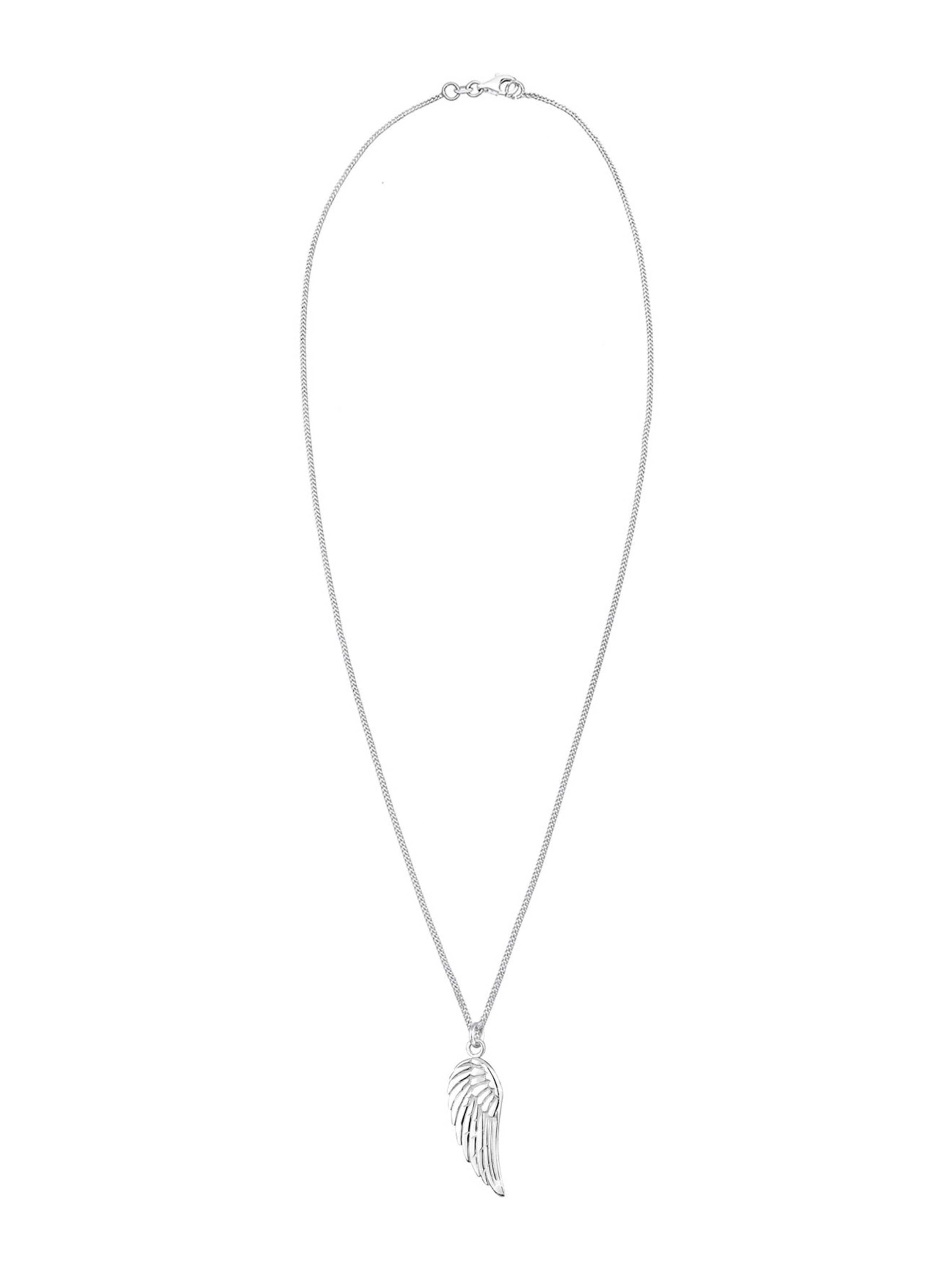 ELLI Necklace 'Flügel' in Silver: front