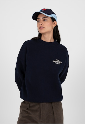 Sweat-shirt 'Vortex' Prohibited en bleu