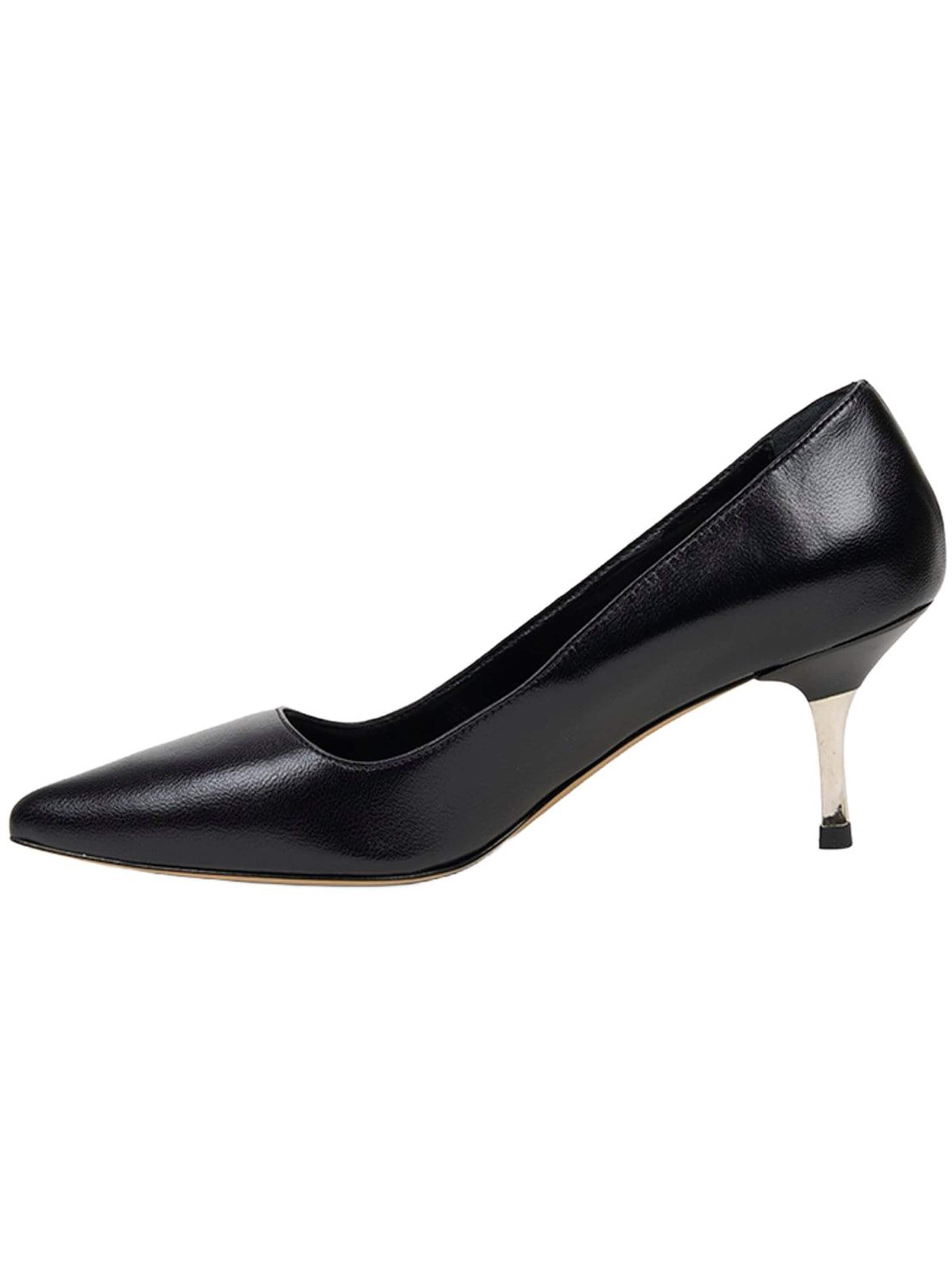 Desa - Zapatos destalonado 'Stilett' en negro: frente