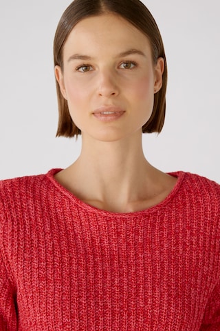 OUI Sweter w kolorze czerwony