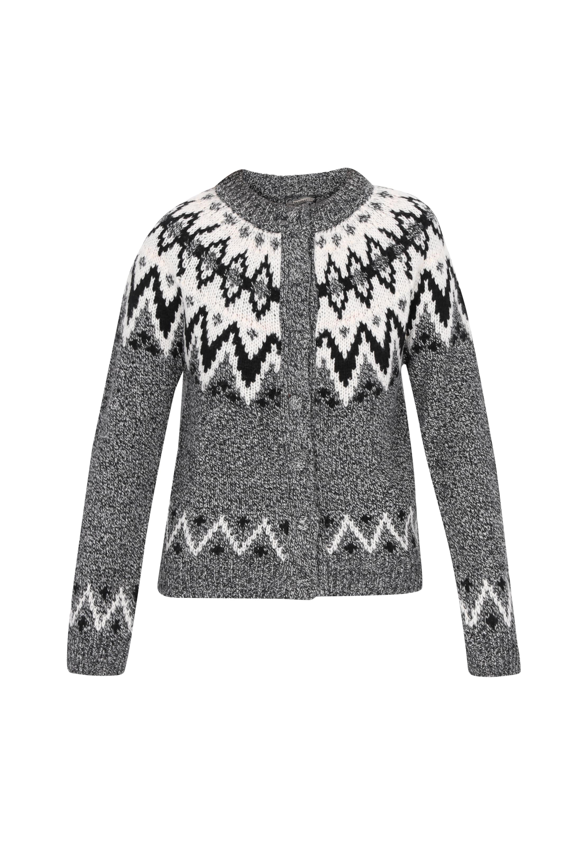 DreiMaster Vintage Kardigán 'Vintage' - čierna / biela, Produkt