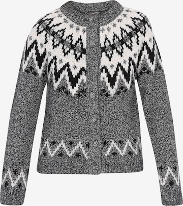 DreiMaster Vintage Gebreid vest 'Vintage' in Zwart: voorkant