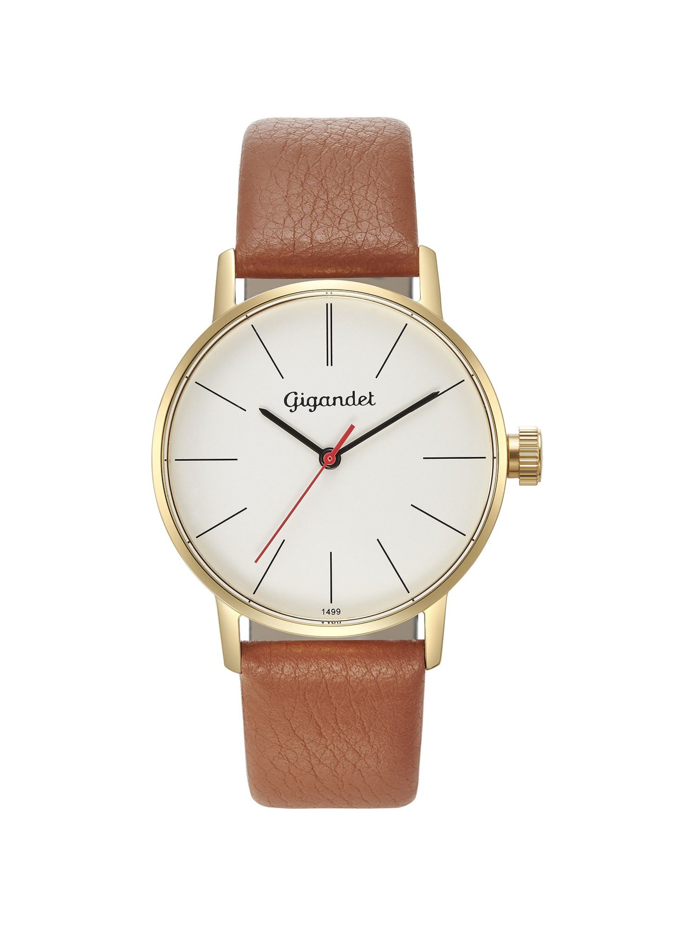 Gigandet Analog Watch 'MINIMALISM' in Gold: front