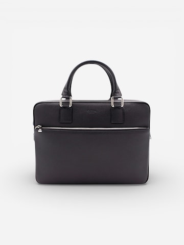 Cheval Firenze Aktentas 'Liam New' in Zwart: voorkant