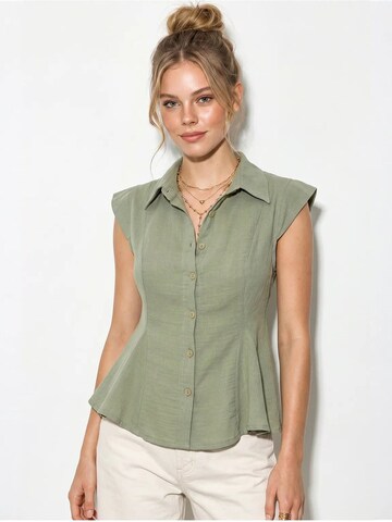 T-shirt 'Hemden' Bianco Lucci en vert
