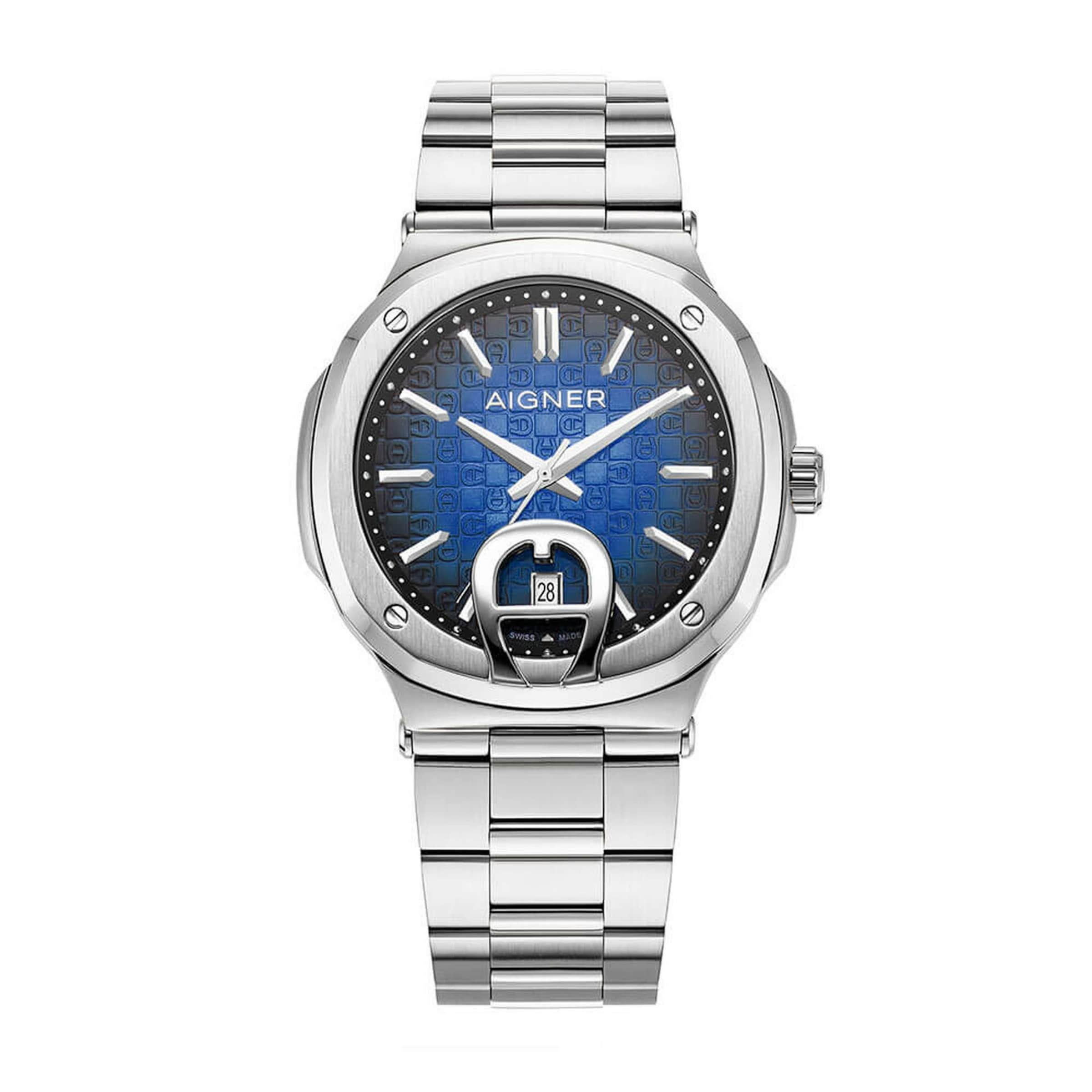 AIGNER Analoguhr in Silber: Vorderseite
