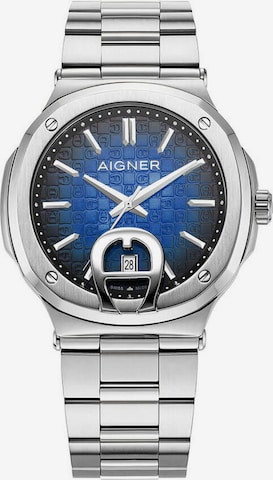 AIGNER Analoguhr in Silber: Vorderseite