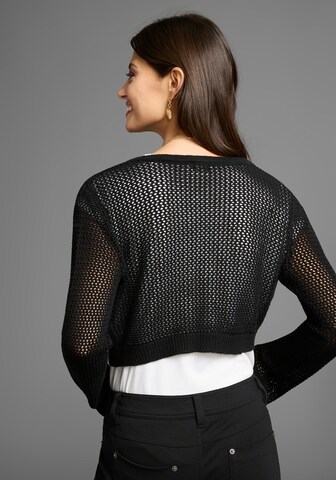 LAURA SCOTT Strickjacke in Schwarz