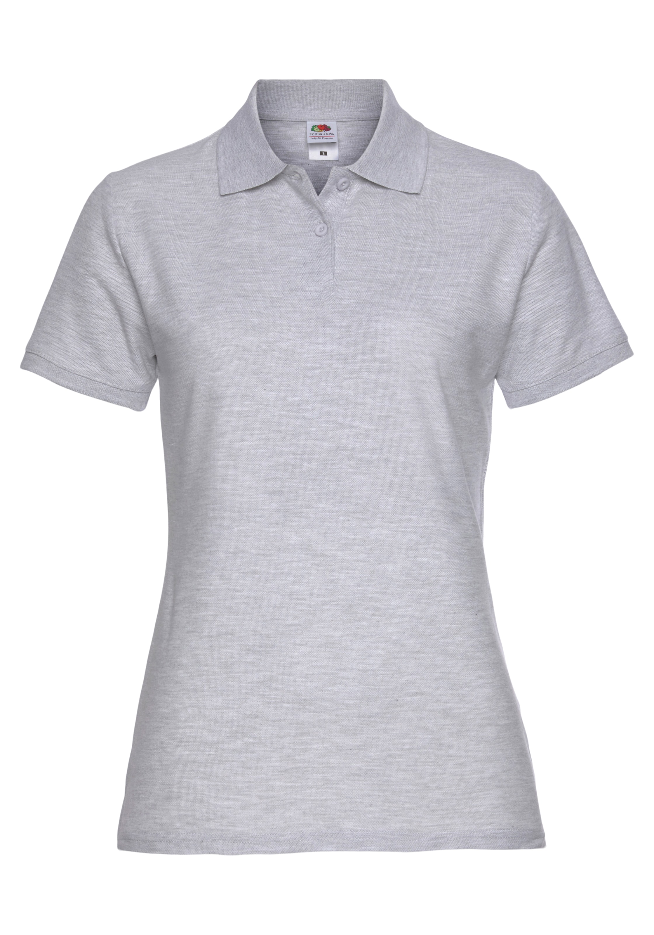 FRUIT OF THE LOOM Shirt in Grau: Vorderseite