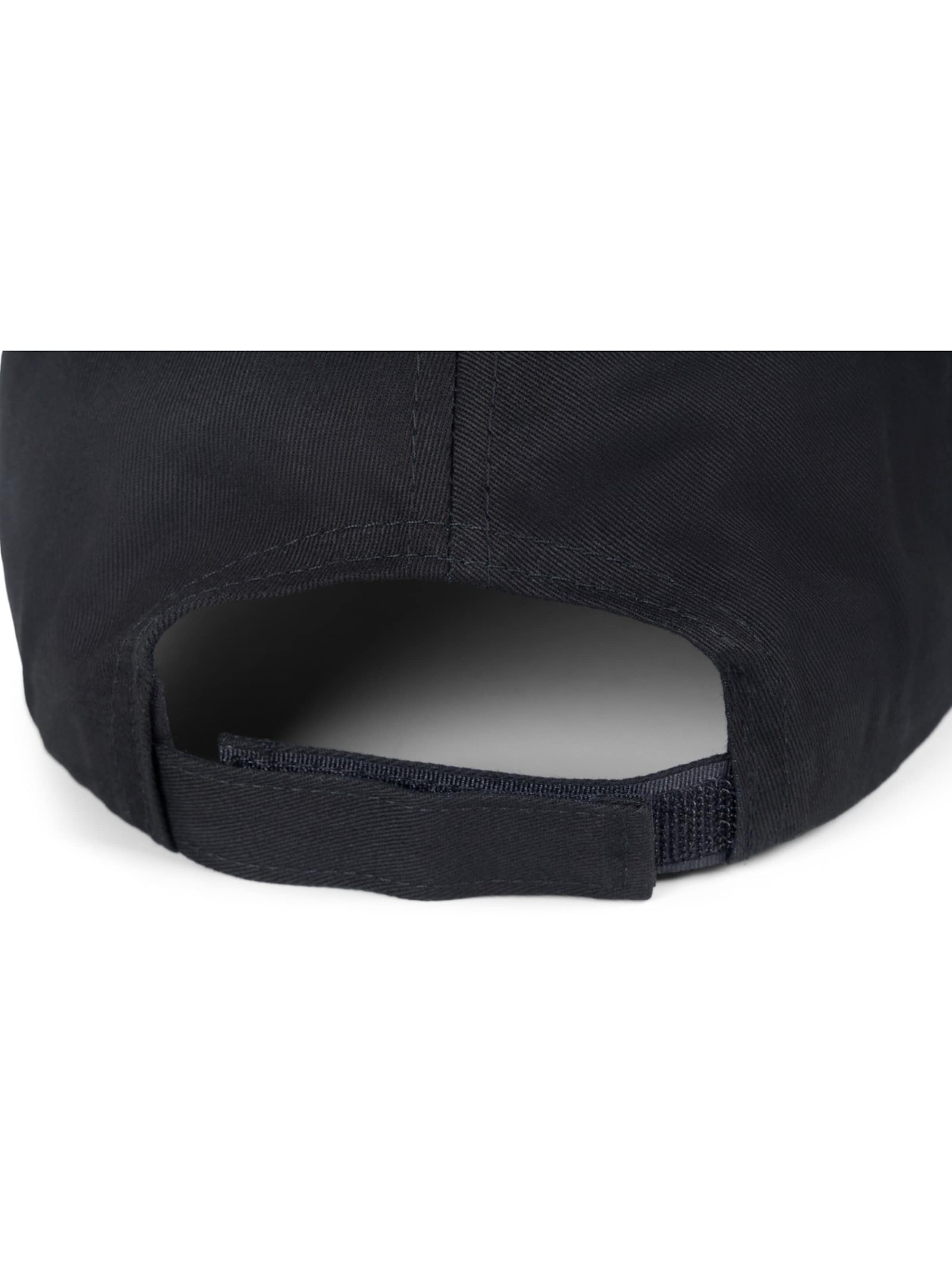 styleBREAKER Cap 'Baseball Cap Einfarbig' in Black