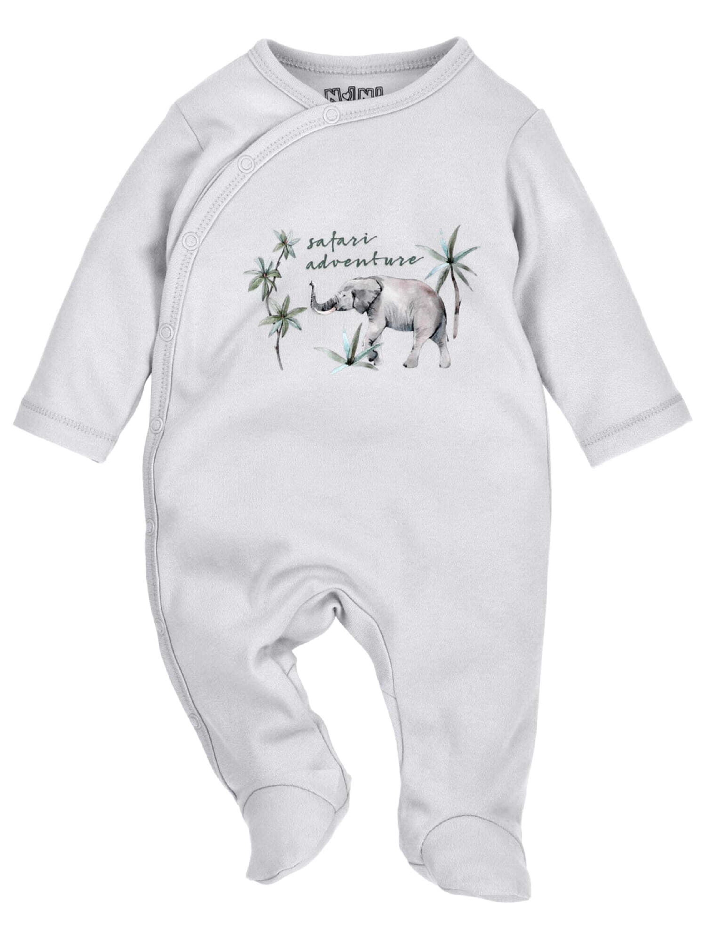 Barboteuse / body 'Elefant' NINI en gris : devant