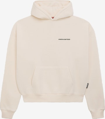 Prohibited Sweatshirt 'Prohibited' in Beige: front