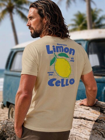 Neverless Shirt 'Limon Cello' in Beige