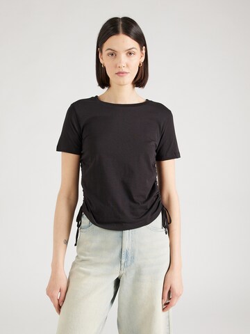 T-shirt Trendyol en noir : devant