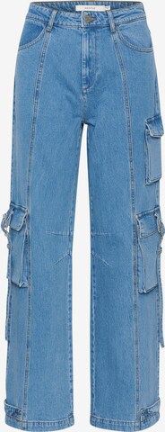 Gestuz Loosefit Jeans 'ZOY' in Blauw: voorkant
