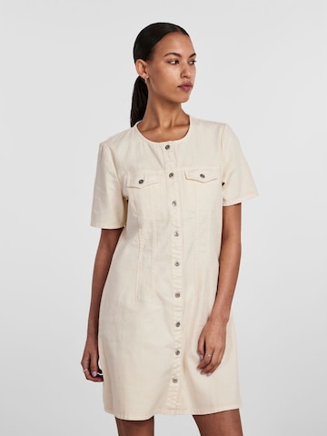 PIECES Zomerjurk 'Tara' in Beige: voorkant