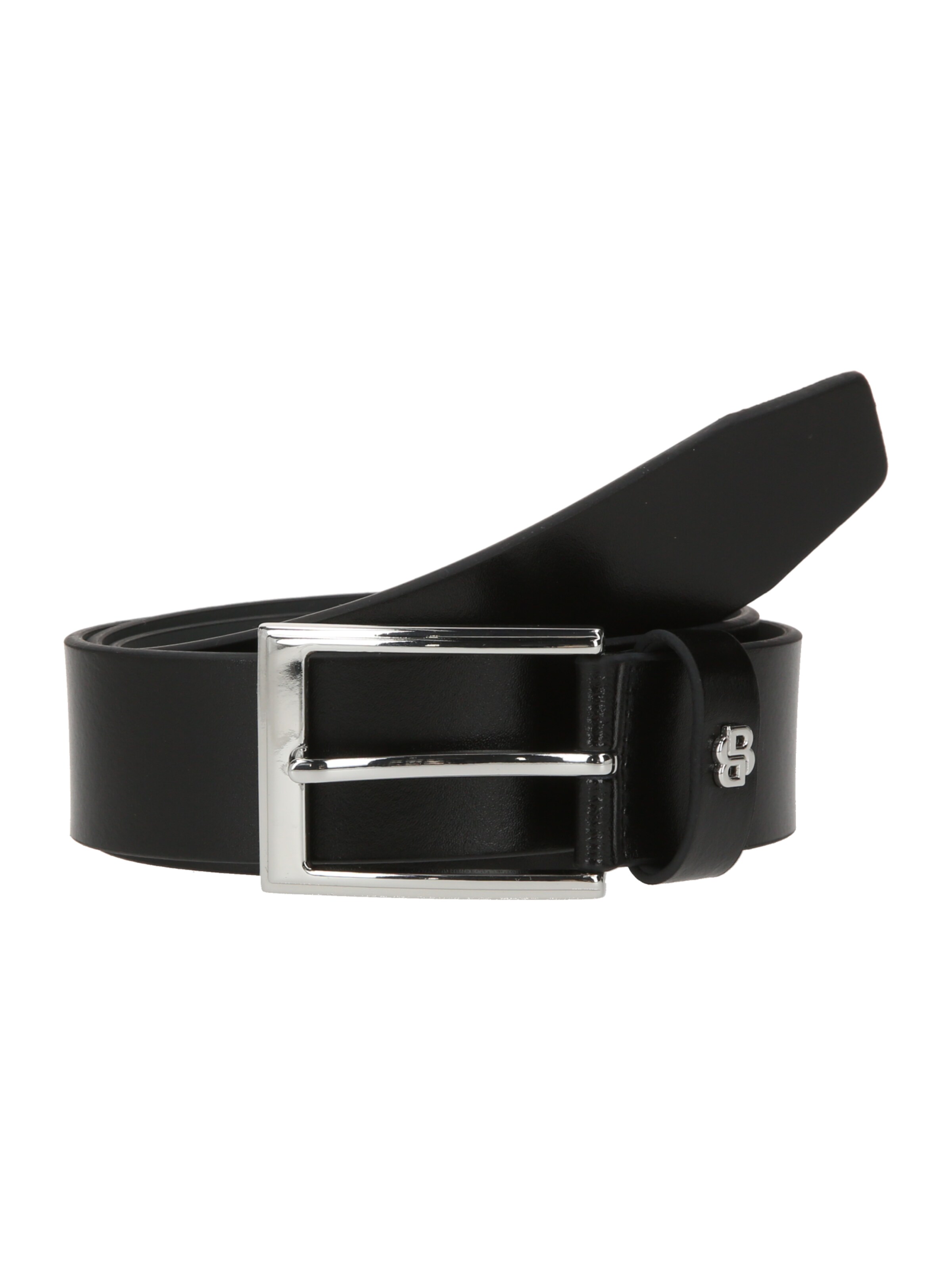 BOSS Bælte 'Emal' i sort: forside