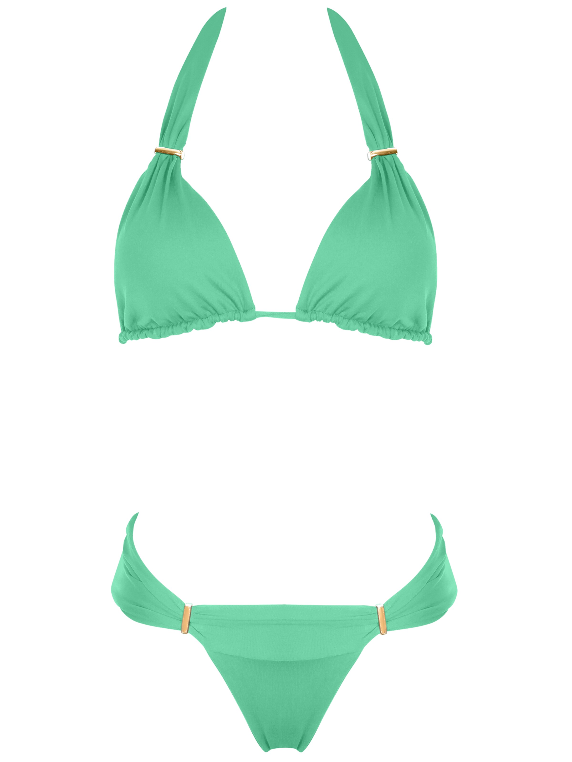 SEA ME SWIM Bikini 'CANCUN'‌‌‌ in Grün: Vorderseite