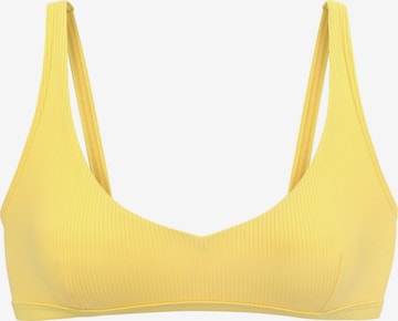 Hauts de bikini VENICE BEACH en jaune : devant