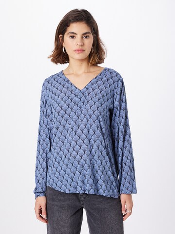 Kaffe - Blusa 'Olivia Amber' en azul: frente