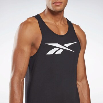 Reebok - Camisa funcionais 'Vector' em preto