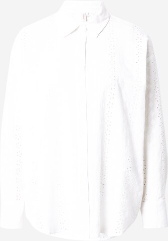 ONLY Bluza 'RUTH' | bela barva: sprednja stran