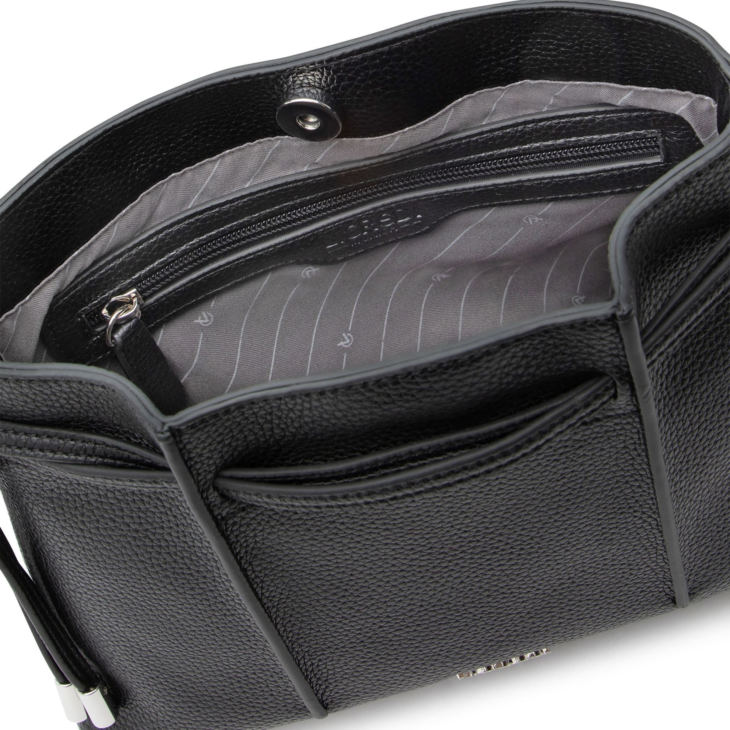 Sac bandoulière L.CREDI en noir