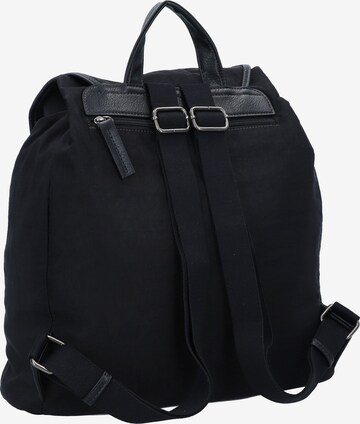 TOM TAILOR Backpack 'Tom' in Black