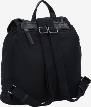 TOM TAILOR Rucksack 'Tom' in Schwarz