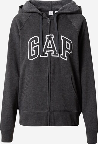 Veste de survêtement GAP en gris : devant