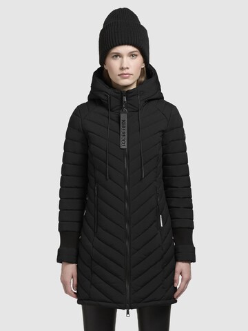 Cappotto invernale 'Nita3' di khujo in nero: frontale