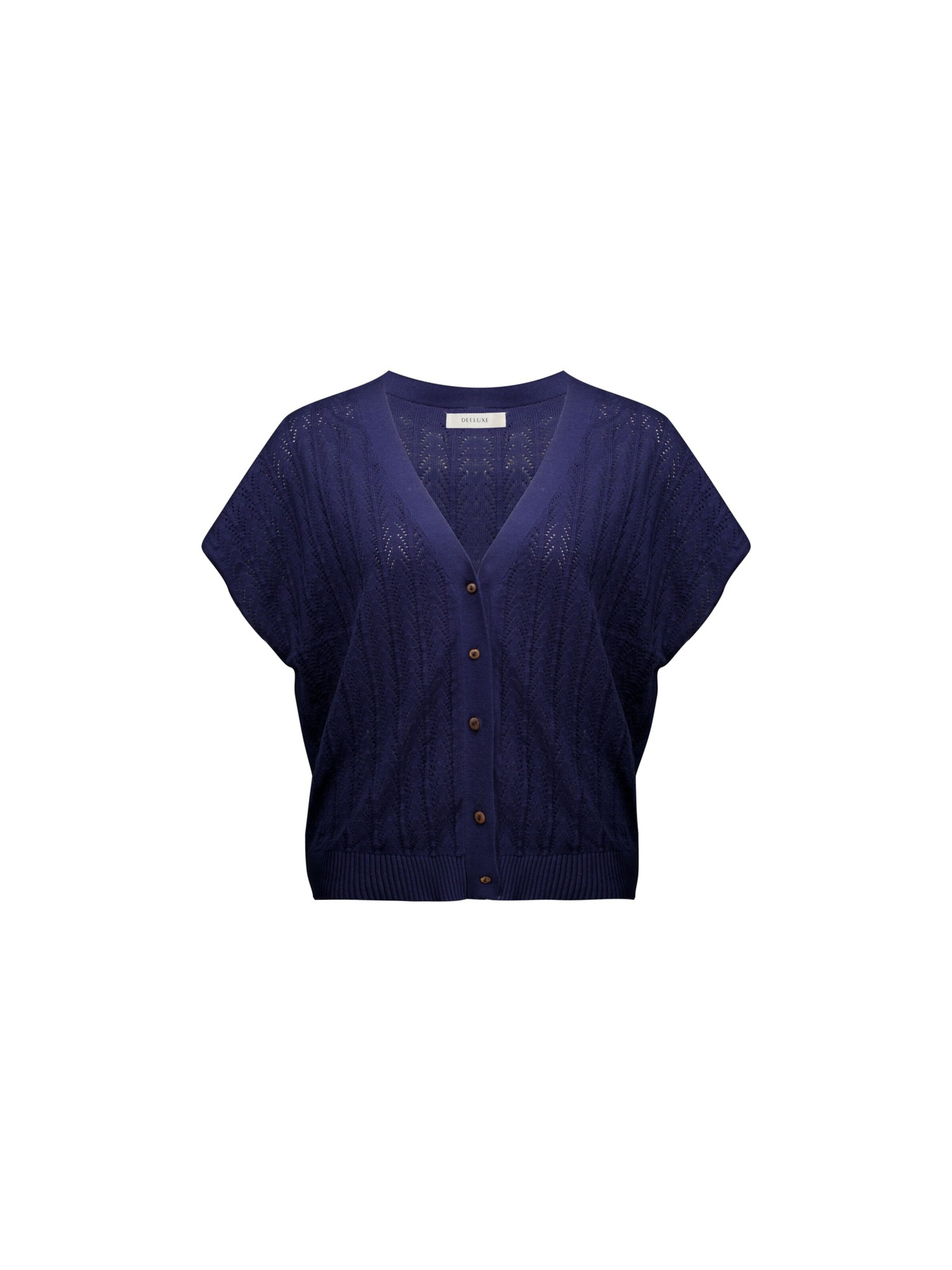 Cardigan 'Marika' Deeluxe en bleu : devant