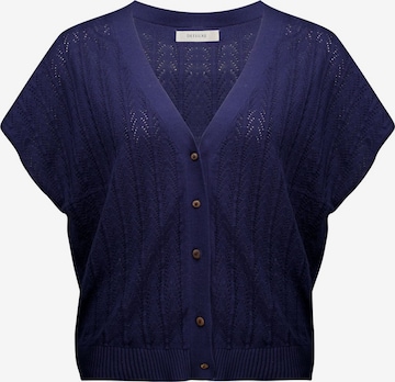 Cardigan 'Marika' Deeluxe en bleu : devant