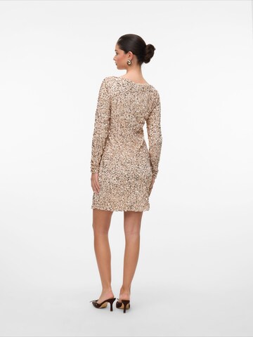 VERO MODA Cocktail dress 'VMBella' in Grey