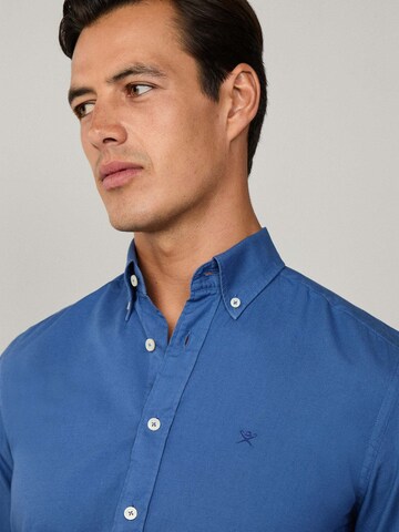 Hackett London Regular fit Overhemd 'Ess' in Blauw