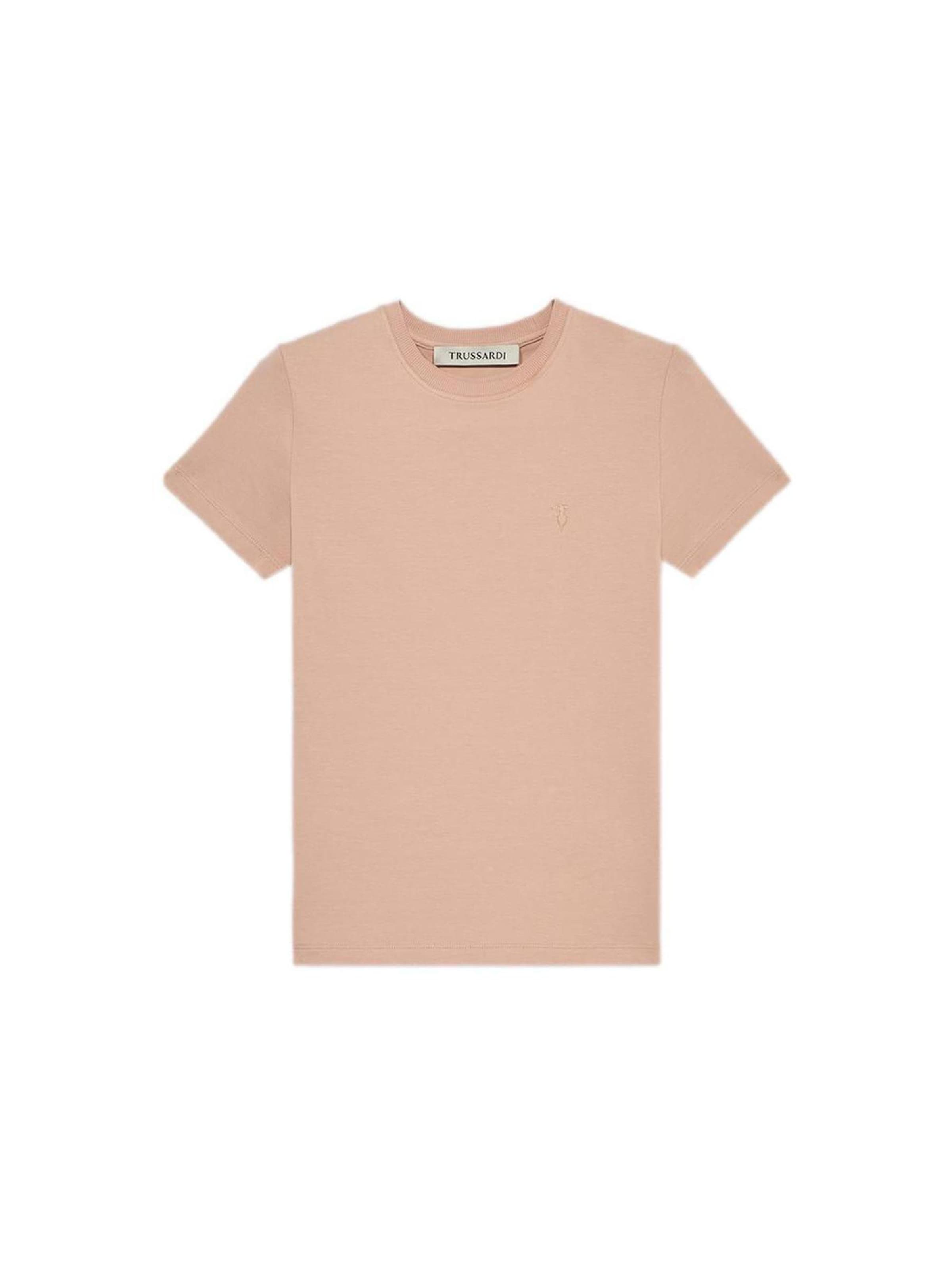 T-shirt Trussardi en rose : devant